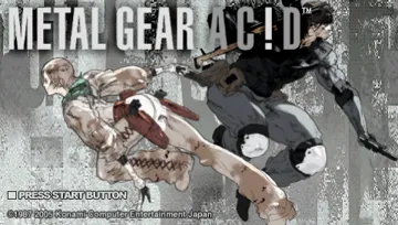 Metal Gear Ac!d (EU) screen shot title